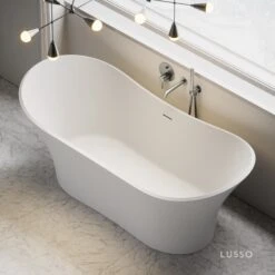 Home Bathroom Shop -Home Bathroom Shop amalfi freestanding stone bath 1750mm p31 21952 zoom