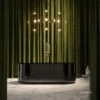 Amore Freestanding Smoked Black Resin Bath 1700mm