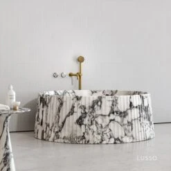 Arabescato Lamp Freestanding Bath 1350mm 8 Arabescato Lamp Freestanding Bath 1350mm -Home Bathroom Shop arabescato lamp freestanding bath 1350mm p6464 39061 zoom