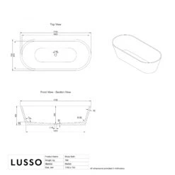 Arabescato Marble Muse Freestanding Stone Bath 1700mm 9 Arabescato Marble Muse Freestanding Stone Bath 1700mm -Home Bathroom Shop arabescato marble muse freestanding stone bath 1700mm p2437 41762 zoom