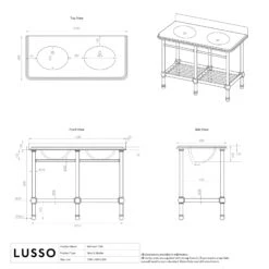 Belmont Traditional Brushed Gold Vanity Unit With Carrara Marble Countertop 1200mm 9 Belmont Traditional Brushed Gold Vanity Unit With Carrara Marble Countertop 1200mm -Home Bathroom Shop belmont traditional brushed gold vanity unit with carrara marble countertop 1200mm p5357 40420 zoom