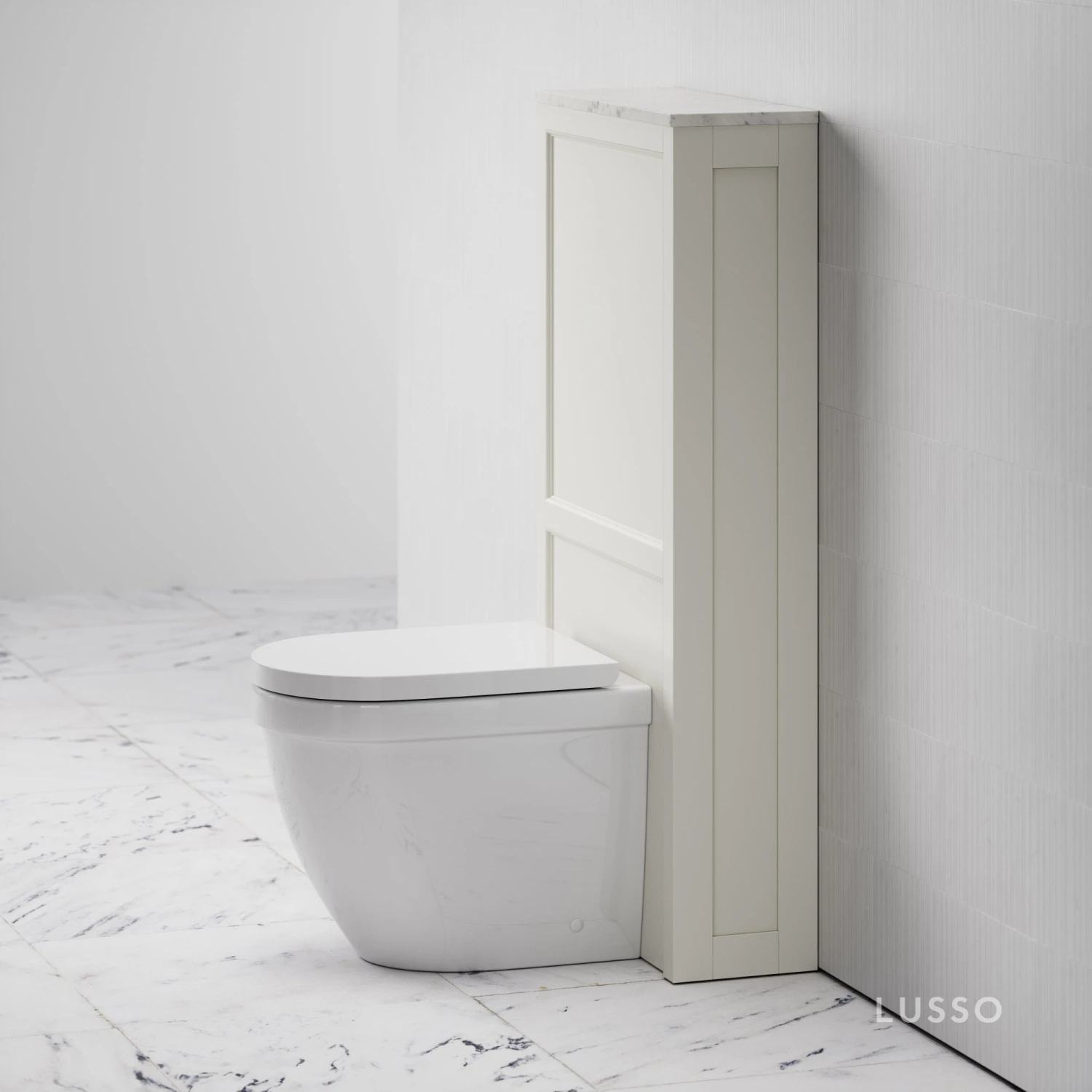 Berkeley Back To Wall Toilet And Matte Cream Claridge Housing 2 Berkeley Back To Wall Toilet And Matte Cream Claridge Housing - Image 2