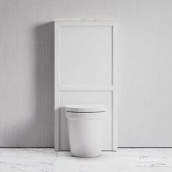 Berkeley Back To Wall Toilet And Matte White Claridge Housing