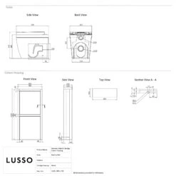 Berkeley Back To Wall Toilet And Matte White Claridge Housing -Home Bathroom Shop berkeley back to wall toilet and matte white claridge housing p4269 35396 zoom