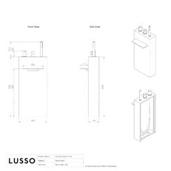 Cascata Stone Resin Floorstanding Waterfall Bath Shower Mixer Tap 7 Cascata Stone Resin Floorstanding Waterfall Bath Shower Mixer Tap -Home Bathroom Shop cascata stone resin floorstanding waterfall bath shower mixer tap p41 35627 zoom