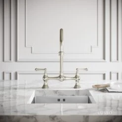 Celeste 2-hole Traditional Kitchen Tap Polished Nickel 7 Celeste 2-hole Traditional Kitchen Tap Polished Nickel -Home Bathroom Shop celeste 2 hole traditional kitchen tap polished nickel p4674 26231 zoom
