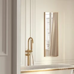 Couture Large Brushed Gold Mirror 1400mm