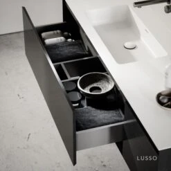 Cubik Black Wood Grain Vanity Unit 1500mm 11 Cubik Black Wood Grain Vanity Unit 1500mm -Home Bathroom Shop cubik black wood grain vanity unit 1500mm p6600 42994 zoom