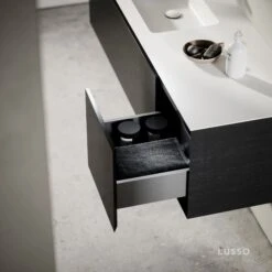 Cubik Black Wood Grain Vanity Unit 1500mm 12 Cubik Black Wood Grain Vanity Unit 1500mm -Home Bathroom Shop cubik black wood grain vanity unit 1500mm p6600 42995 zoom