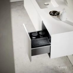 Cubik White Wood Grain Vanity Unit 1500mm 12 Cubik White Wood Grain Vanity Unit 1500mm -Home Bathroom Shop cubik white wood grain vanity unit 1500mm p6602 43001 zoom