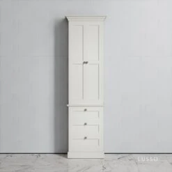 Deco Harland Velvet Matte Cream Floorstanding Storage Cabinet -Home Bathroom Shop deco harland velvet matte cream floorstanding storage cabinet p3816 22424 zoom