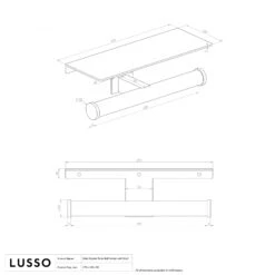 Deka Brushed Stainless Double Toilet Roll Holder With Shelf -Home Bathroom Shop deka brushed stainless double toilet roll holder with shelf p5924 40432 zoom