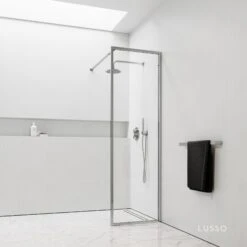 Designo Chrome Shower Screen (All Sizes)