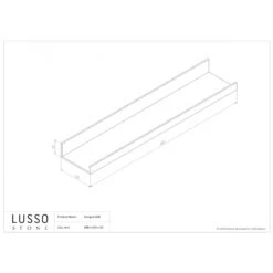 Designo Matte Black Floating Bathroom Shelf 600mm 10 Designo Matte Black Floating Bathroom Shelf 600mm -Home Bathroom Shop designo matte black floating bathroom shelf 600mm p1588 11646 zoom