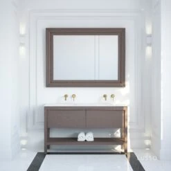 Dorchester Light Wenge Mirror 1500mm