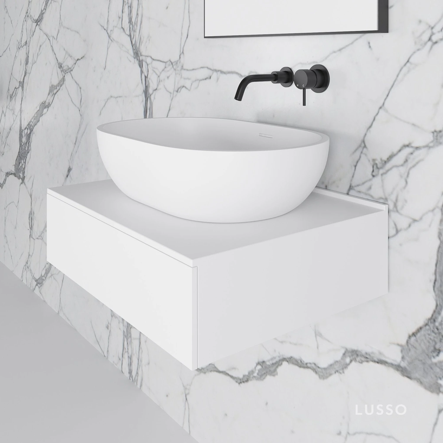 Edge Wall Hung Vanity Drawer Unit 600mm 6 Edge Wall Hung Vanity Drawer Unit 600mm - Image 6