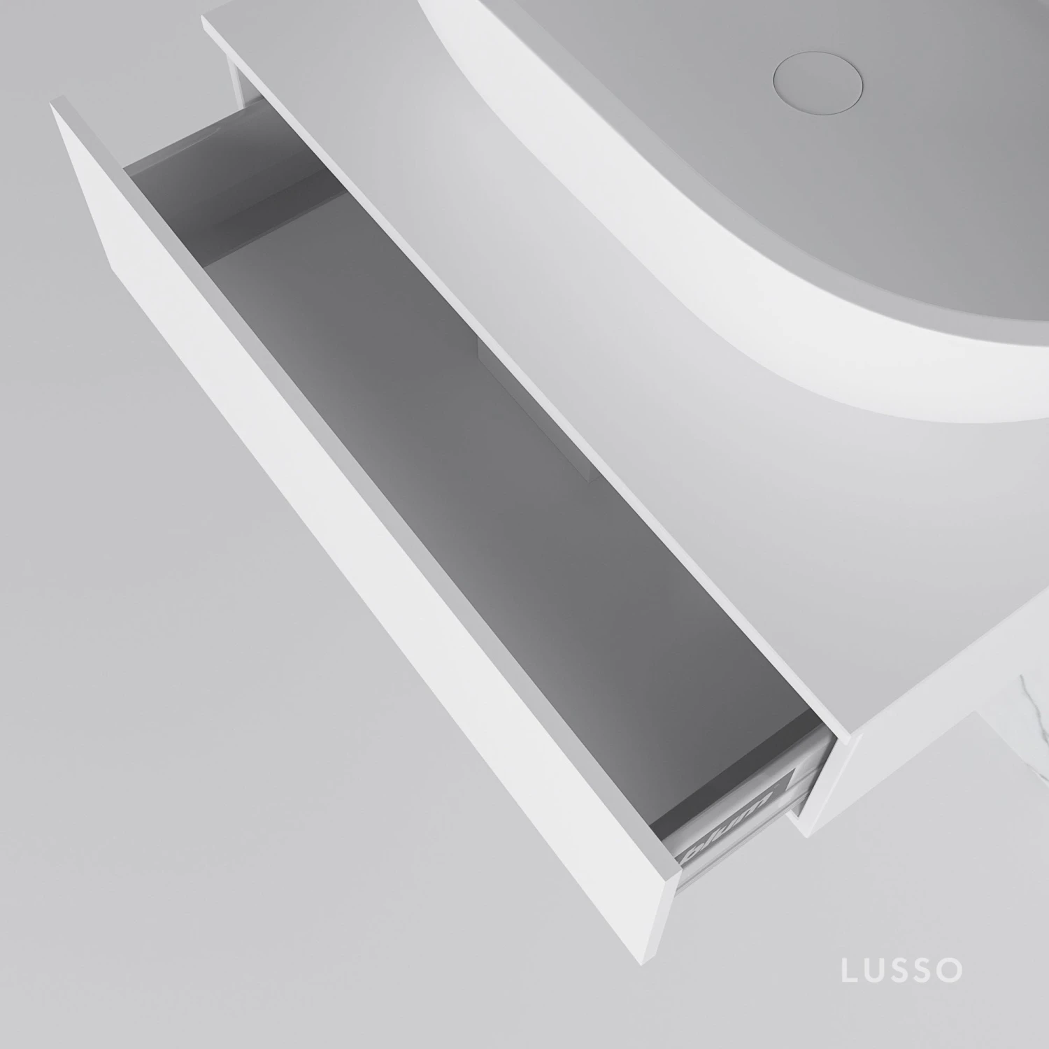 Edge Wall Hung Vanity Drawer Unit 600mm 7 Edge Wall Hung Vanity Drawer Unit 600mm - Image 7