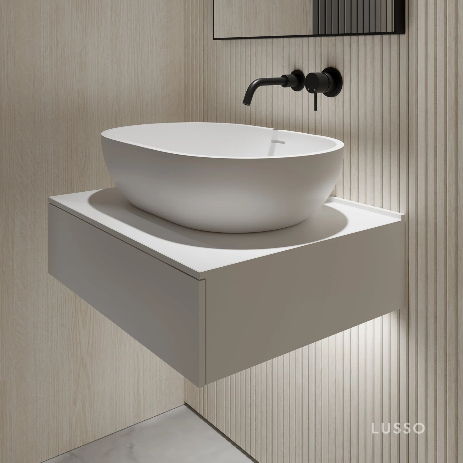 Edge Wall Hung Vanity Drawer Unit 600mm 3 Edge Wall Hung Vanity Drawer Unit 600mm - Image 3