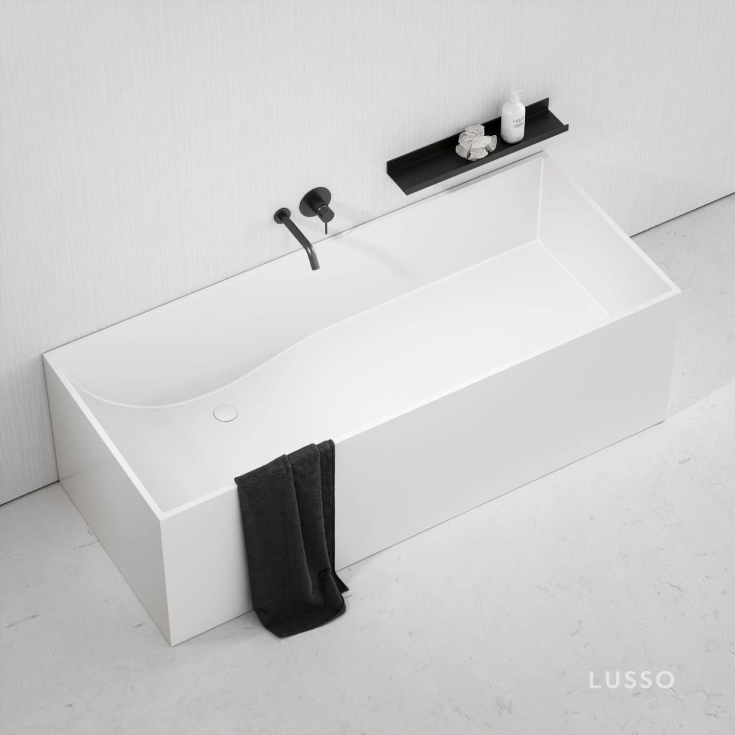 Ethos Freestanding Stone Bath 1800mm 1 Ethos Freestanding Stone Bath 1800mm