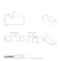 Ethos Freestanding Stone Bath 1800mm 9 Ethos Freestanding Stone Bath 1800mm -Home Bathroom Shop ethos freestanding stone bath 1800mm p309 34908 zoom