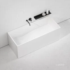 Ethos Mini Freestanding Stone Bath 1580mm