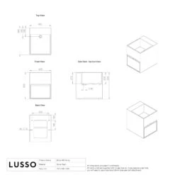 Ethos Vanity Unit With Stone Basin (Matte White 400mm) 13 Ethos Vanity Unit With Stone Basin (Matte White 400mm) -Home Bathroom Shop ethos vanity unit with stone basin matte white 400mm p735 36054 zoom