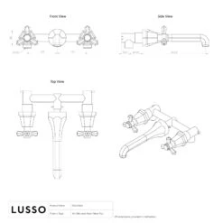 Eton Polished Nickel Wall Mounted Basin Mixer Tap 7 Eton Polished Nickel Wall Mounted Basin Mixer Tap -Home Bathroom Shop eton polished nickel wall mounted basin mixer tap p3872 35781 zoom