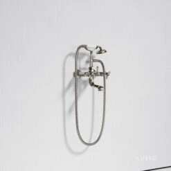 Eton Polished Nickel Wall Mounted Bath Shower Tap