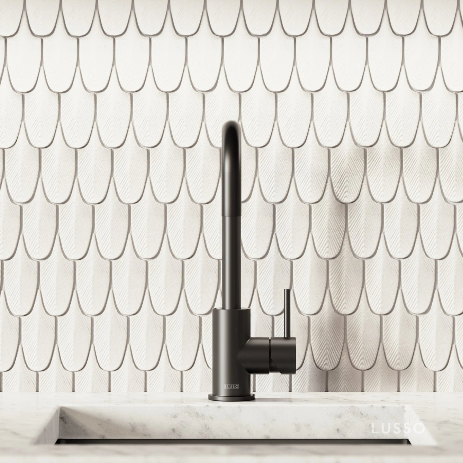 Flow Matte Black Single Lever Kitchen Mixer Tap 2 Flow Matte Black Single Lever Kitchen Mixer Tap - Image 2