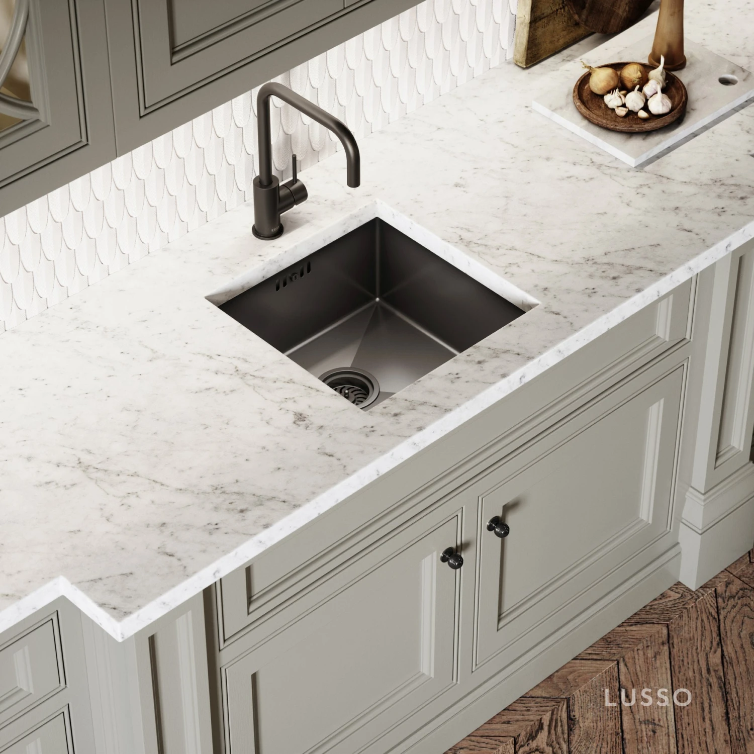 Flow Matte Black Single Lever Kitchen Mixer Tap 4 Flow Matte Black Single Lever Kitchen Mixer Tap - Image 4