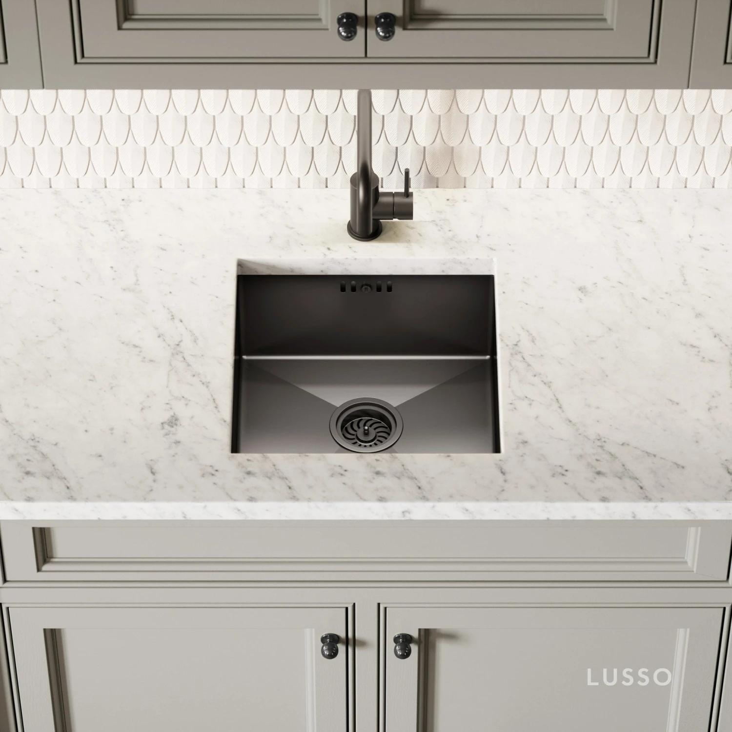 Flow Matte Black Single Lever Kitchen Mixer Tap 5 Flow Matte Black Single Lever Kitchen Mixer Tap - Image 5