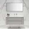 Fontane Vanity Unit With Stone Basin (Concrete Grey 1200mm)