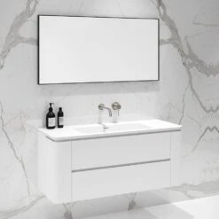 Fontane Vanity Unit With Stone Basin (Matte White 1200mm) 6 Fontane Vanity Unit With Stone Basin (Matte White 1200mm) -Home Bathroom Shop fontane vanity unit with stone basin matte white 1200mm p1907 11715 image