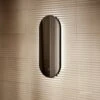 Glamora Matte Black Mirror With Natural White LED Light And Demister 380mm