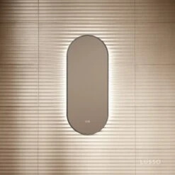 Glamora Matte Black Mirror With Natural White LED Light And Demister 380mm 7 Glamora Matte Black Mirror With Natural White LED Light And Demister 380mm -Home Bathroom Shop glamora matte black mirror with natural white led light and demister 380mm p6490 40642 zoom