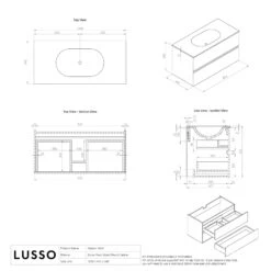 Gobain Vanity Unit With Stone Basin (Black 1000mm) 9 Gobain Vanity Unit With Stone Basin (Black 1000mm) -Home Bathroom Shop gobain vanity unit with stone basin black 1000mm p2213 35928 zoom