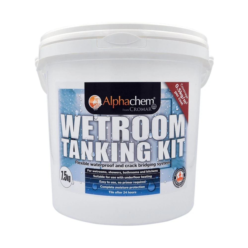 Linear Wet Room Walk In Shower Tray Kit + Tanking Kit + Brushed Gold Waste Kit 6 Linear Wet Room Walk In Shower Tray Kit + Tanking Kit + Brushed Gold Waste Kit - Image 6