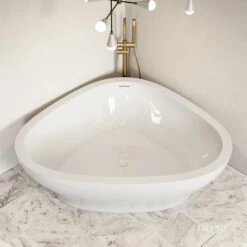 Lissoni Freestanding Corner Stone Bath 1780mm -Home Bathroom Shop lissoni freestanding corner stone bath 1780mm p1073 27824 zoom