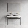 Lomazzo Countertop Vanity Unit Carrara Marble 1200mm