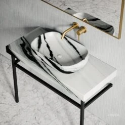 Lomazzo Countertop Vanity Unit Panda Marble 1000mm 11 Lomazzo Countertop Vanity Unit Panda Marble 1000mm -Home Bathroom Shop lomazzo countertop vanity unit panda marble 1000mm p5019 27594 image