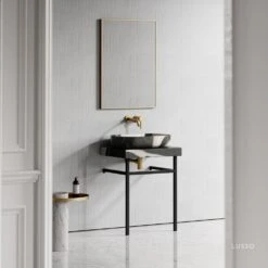 Lomazzo Countertop Vanity Unit Panda Marble 600mm 9 Lomazzo Countertop Vanity Unit Panda Marble 600mm -Home Bathroom Shop lomazzo countertop vanity unit panda marble 600mm p4928 26630 image