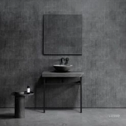 Lomazzo Countertop Vanity Unit Pietra Grey Marble 800mm