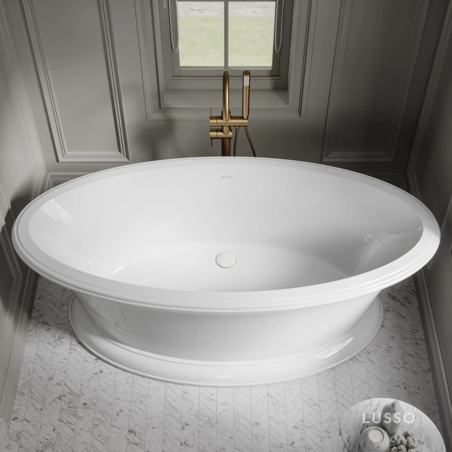 Lusso Light Maison Freestanding Bath 1700mm 3 Lusso Light Maison Freestanding Bath 1700mm - Image 3