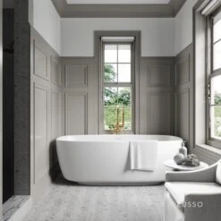 Lusso Light Trocadero Freestanding Bath 1700mm