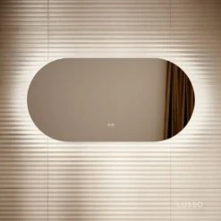 Lusso Regent Oval Mirror With Demister And Light 1200mm 7 Lusso Regent Oval Mirror With Demister And Light 1200mm -Home Bathroom Shop lusso regent oval mirror with demister and light 1200mm p6609 45542 zoom
