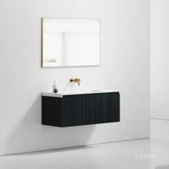 Luv Fluted Vanity Unit With Stone Basin (Matte Blue 1200mm) 8 Luv Fluted Vanity Unit With Stone Basin (Matte Blue 1200mm) -Home Bathroom Shop luv fluted vanity unit with stone basin matte blue 1200mm p3163 21691 zoom