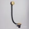 Luxe Brushed Gold Pop Up Bath Waste With Overflow