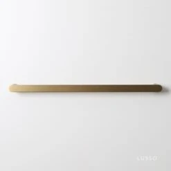 Luxe Brushed Gold Towel Bar Rail 600mm