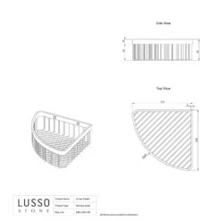 Luxe Chrome Corner Shower Storage Basket -Home Bathroom Shop luxe chrome corner shower storage basket p1867 13675 zoom