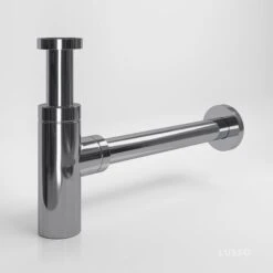 Luxe Chrome Round Bottle Trap